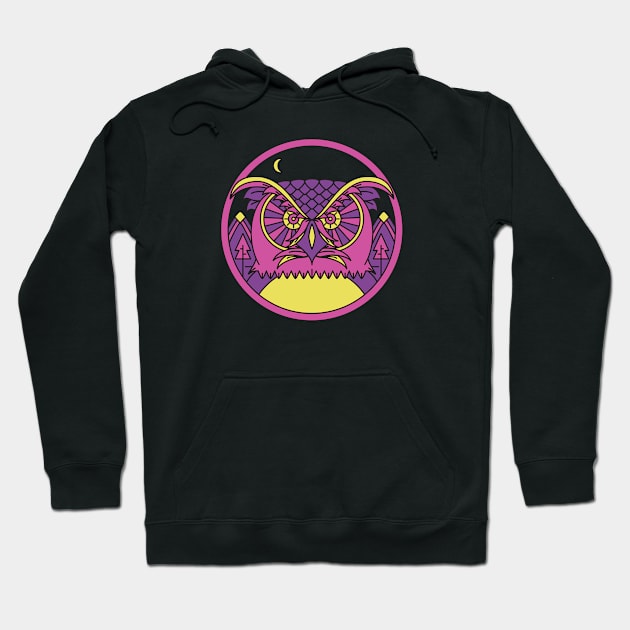 Mightnight Owl Hoodie by 5thSecondArt